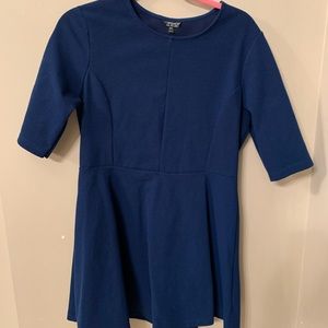 Navy Blue Top Shop Dress Size 10
